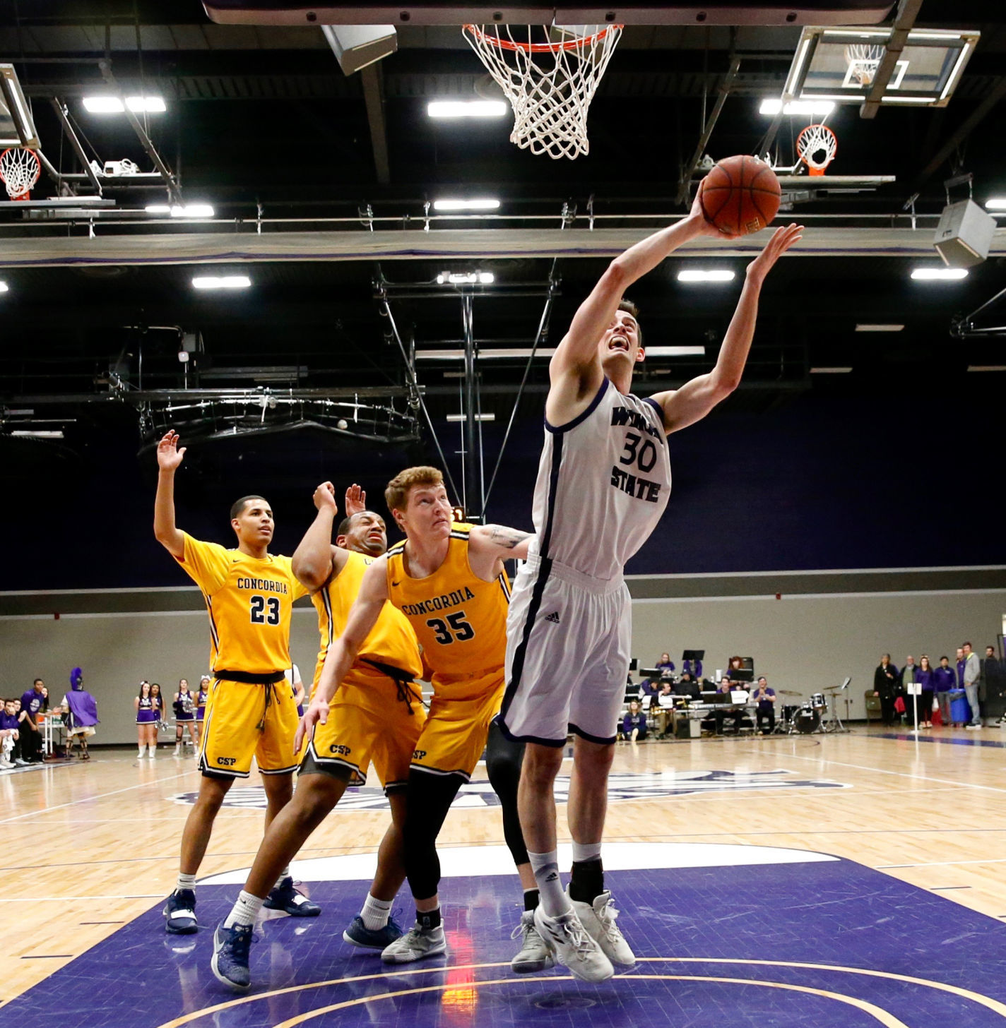 WSU MBB vs Concordia 2